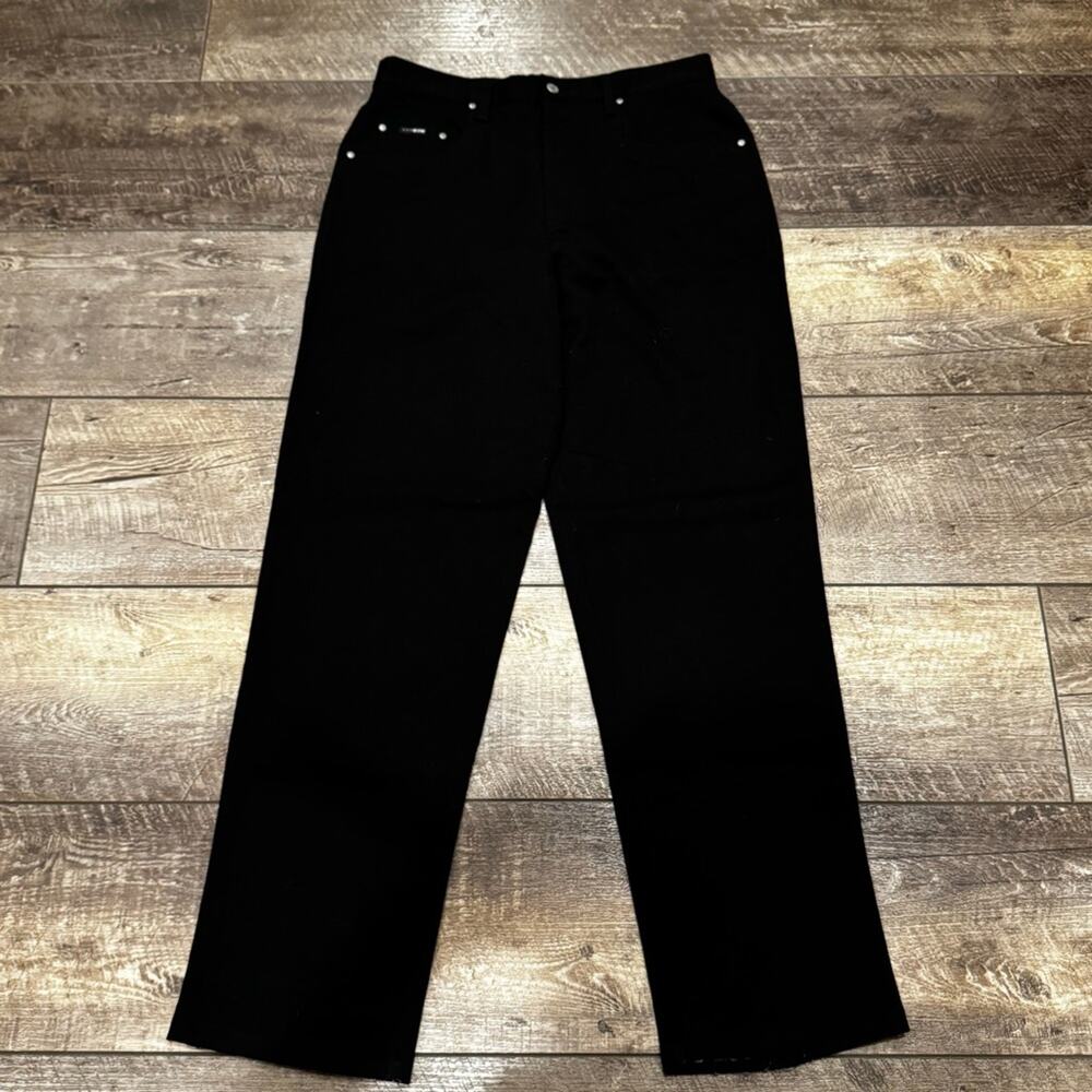 BC Ethic EZ-FIT 2206 Smooth Custom Fit Y2K Black Pant Size 34x35